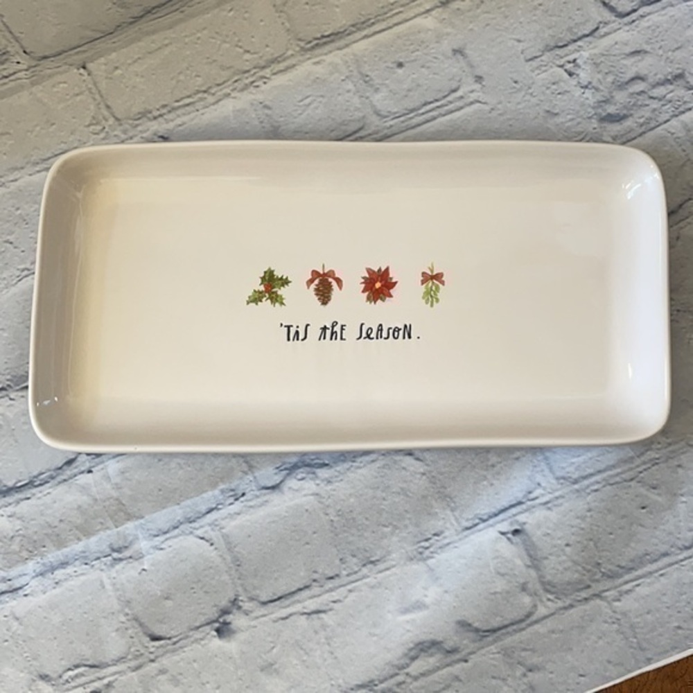 Rae Dunn “Tis the Season” Holiday Tray